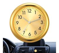manhegari Horloge de tableau de bord pour voiture, horloge qui brille dans le noir sur le tableau de bord de voiture - Montres de rechange pour voitures à quartz - Horloge adhésive pour véhicule