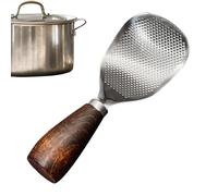 manhegari Louche à riz, ustensiles de cuisine, spatule en acier inoxydable, grande cuillère pour cuiseur à riz, pour casseroles antiadhésives, cuiseur à riz, maison, appartement, restaurant, camping