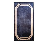 Mani Textile TPS_Rebelle_Noir_120 Tapis, Polyester, 120 x 180