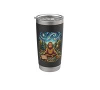 Manifestant pacifique non rémunéré Sarcastique Paix Politique Bigfoot Gobelet isotherme en acier inoxydable double paroi
