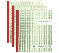 Manifold Livraison - EXACOMPTA - 13161E-3 - 21x18 cm - Tripli Autocopiants - 50 Feuillets