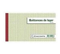 Manifold quittances de loyer 12,5x21cm 50 feuillets tripli autocopiants G