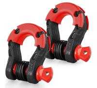 Manille anneau D 19mm, 2pcs, acier allié, résistance 30t, goupille 22mm