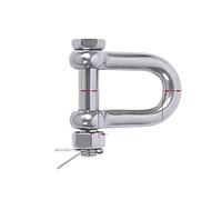 Manille de Levage Anneau de levage en acier inoxydable 304, manille Type D, chaîne à câble métallique M4/M5/M6/M8/M10-M20(M6 DW 2PCS)