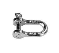 Manille droite 6 mm 8362006 acier zingué