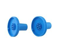 Manillefu Lot de 2 connecteurs de crépine pour piscine Intex, adaptateur de sortie de 3,8 cm avec pièces filtrantes grises, bleu, lot de 2 de rechange pour systèmes de filtration de piscine