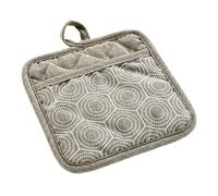 Manique de Cuisine Avec Poche Alveis 19cm Beige Lin