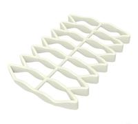 Manique en silicone antidérapant résistant à la chaleur jusqu'à 230 °C Passe au lave-vaisselle Double face Tapis isolant utilisable pour cuisine salle à manger Design moderne Protection contre la