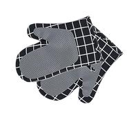 Maniques Résistantes à la Chaleur | Épaissi Anti-Brûlure Anti-Dérapant 1 Paire | Gants en Silicone Anti-Dérapant à Prise Texturée | pour la Sécurité en Cuisine Maison, Grillage et Cuisson au