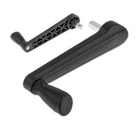 Manivelle Pour Volet Roulant - Manivelle Complète Pour Volet Roulant | Acier Laqué Blanc | Manette De Remplacement Pour Ombrelle Extérieure | Pièce De Store Ergonomique Remplaçant La Manivelle Pour