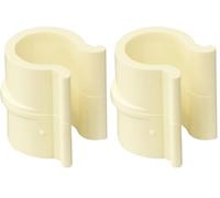 maniver arc105 Clips en platstica fermatelo pour serres, 20 mm, 10 pièces, blanc (Lot de 2)