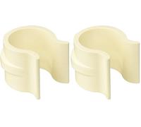 maniver arc115 Clips en platstica fermatelo pour serres, 30 mm, 10 pièces, Blanc (Lot de 2)