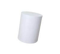 Mannequin rond avec support pour collier, bracelet, boucles d'oreilles, base réglable, vitrine, vitrine, vitrine, vitrine, blanc, 20 x 20 cm