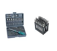 Mannesmann 29896 Coffret de vissage 122 pièces (Import Allemagne) & 29732 Jeu d'embouts 32 pièces (Import Allemagne)