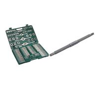 Mannesmann 53255 Coffret tarauds et filières 110 pièces (Import Allemagne) & BGS 1922 | Lime filetée | pour filets intérieurs + extérieurs | métrique 0,80-3,00 mm