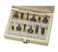 Mannesmann Kit de fraises M 545-012 Carbure de tungstène Diamètre tige 8 mm 12 pièces