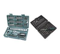 Mannesmann Coffret de douilles et embouts (130 pièces) & Mannesmann 29896 Coffret de vissage 122 pièces (Import Allemagne)