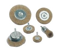 MANNESMANN Jeu de 6 brosses métalliques