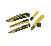 Mannesmann Kit de cutters M60125, 3 pièces, noir/jaune