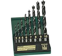 Mannesmann - M54308 - Coffret de mèches à bois pro - 8 pièces