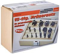 Mannesmann - M54515 - Set de 15 fraises avec tige de 6 mm