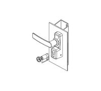 Manoeuvre extérieur Oltre à cylindre démontable Blanc 9010 FAPIM livré sans cylindre - 8568BS_32