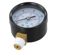 Manomètre de piscine en acier inoxydable - Pièce de rechange - Montage | Compatible avec ECX270861, compatible avec les filtres Hayward Sand et DE, installation facile, durable