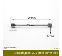 Manomètre De Pression En Acier Inoxydable, Tube Tampon À Double Tête M20 * 1.5, Tube De Condenseur À Haute Pression Pour Chaudière