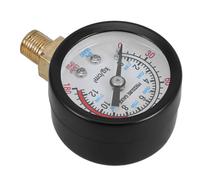 Manomètre de Pression Y40 0-12kg à Montage Arrière pour Compresseur | Usage Industriel et Garages, Mesure Gaz et Liquide, Installation Facile, ABS Noir, Étanche