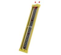 Manomètre Différentiel en U 0-3000 Pa Alliage Verre Caoutchouc | Mesure Précise de Pression Différentielle, pour Pipelines Industriels et Gaz , Couleur Jaune