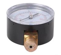 Manomètre en métal 0-4 bar 1/4 NPT radial en laiton pour cadran pour air, eau, huile, gaz, CVC, plomberie, gonfleur de pneu, compresseur, accessoires