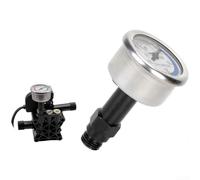 Manomètre étendu pour 12 parties pour tête, jauge d'eau résistante aux chocs, accessoire de nettoyeur haute pression, remplacement de lavage de voiture, composant de lave-glace portable 220 V, jardin