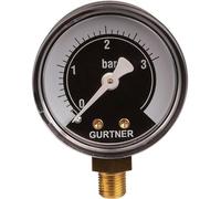 Manomètre gaz radial 0 à 3 bar - Gurtner