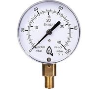 Manomètre gaz radial 0 à 60 mbar