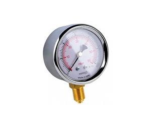 Manomètre gaz radial sec (63 mm) - Diamètre: 63 mm - Raccord vertical 1/4 DIFF