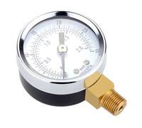 Manomètre, Jauge de compresseur d'air TS-Y50I 0-30 PSI, 2 pouces, montage latéral sur le visage, 1/8 "NPT, jauge pression comprimé hydraulique, testeur et mesure