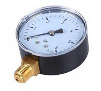Manomètre, Manomètre à air comprimé TS-60-6 manomètre de précision 1/4 pouces NPT monté sur le côté 2.3 pouces Face 0-6 Bar