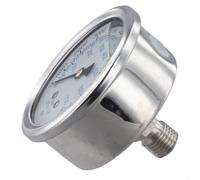 Manomètre robuste pour rondelles avec filetage M14 et remplissage de glycérine de 0 à 6000 psi dans une construction robuste en acier inoxydable (0-10 000 psi)