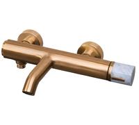 Manopola mitigeur bain-douche mécanique marbre cuivre brossé Essebagno