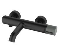 Manopola mitigeur bain-douche mécanique marbre noir et béton Essebagno