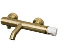 Manopola mitigeur bain-douche mécanique marbre or brossé Essebagno
