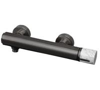 Manopola mitigeur douche mécanique marbre gris gun métal Essebagno
