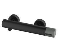 Manopola mitigeur douche mécanique marbre noir et béton Essebagno