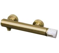 Manopola mitigeur douche mécanique marbre or brossé Essebagno