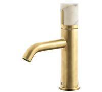 Manopola mitigeur lavabo bas or marbre Essebagno