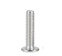 Manoud Vis À Tête Hexagonale Fine Et Basse Plate, 50 100 Pièces, M3 M4, Boulon en Acier Inoxydable 304(50pcs M4x8,35mm)