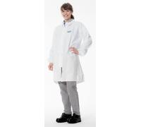 Manteau 3M 4440, blanc, taille 2XL, particulièrement respirant, très léger, avec fermeture éclair, poignets tricotés x50 morceau