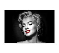 Mantiburi H585 Sticker mural décoratif Motif taupe de Marilyn Monroe 60 x 40 cm