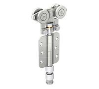 MANTION 0362 monture intermédiaire sur chant axe 14 mm galet nylon + fibre de verre