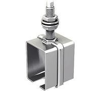 Mantion Flot Support Envellopant PR RAIL 50x40, Mantion Flot - Ferrure de porte à déplacement droit 75 kg/Support enveloppant - Tige longue 5041L, H (mm) = 170, L (mm) = 66, Ø D (mm) = 12